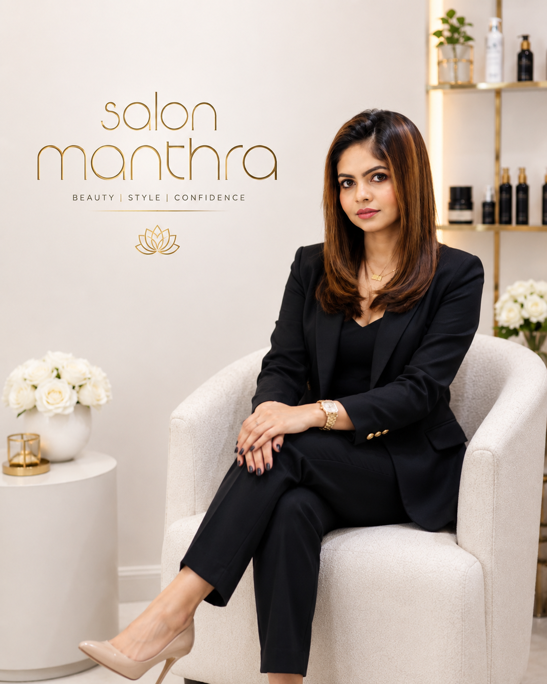 Ms. Yashodha Sathkumara, Co-founder and Director of Salon Manthra Private Limited
